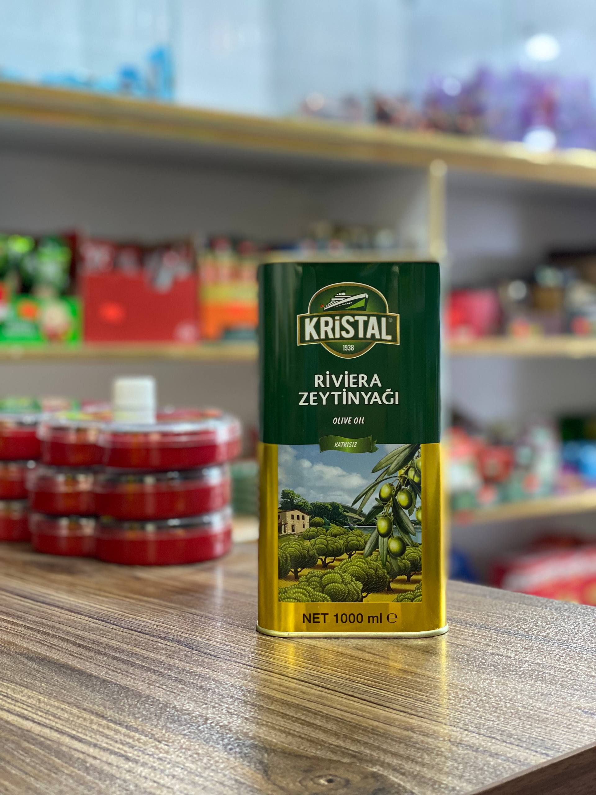 روغن زیتون 1 لیتری کریستال اورجینال