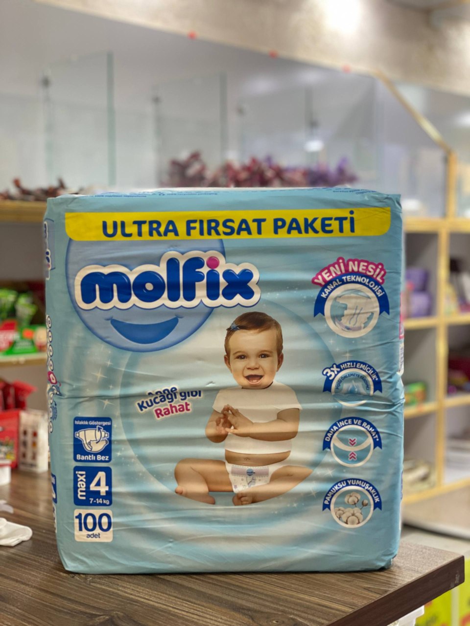 پوشاک بچه مولفیکس ترکیه، 🇹🇷 سایز 4 تعداد100 عدد